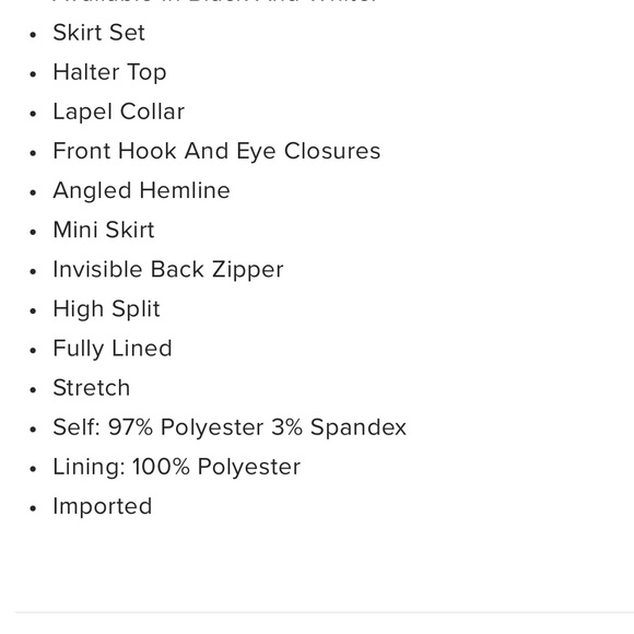 3 for $30 Mini Skirt Set - Picture 3 of 4